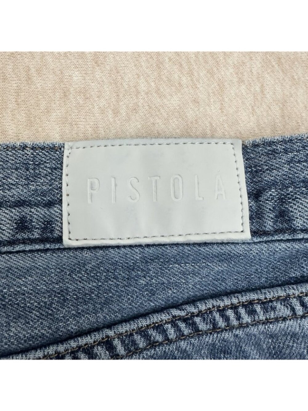 Pistola Donny Jeans Women’s Size 32 Blue Cotton High-Rise Relaxed Denim Pants - Picture 7 of 12